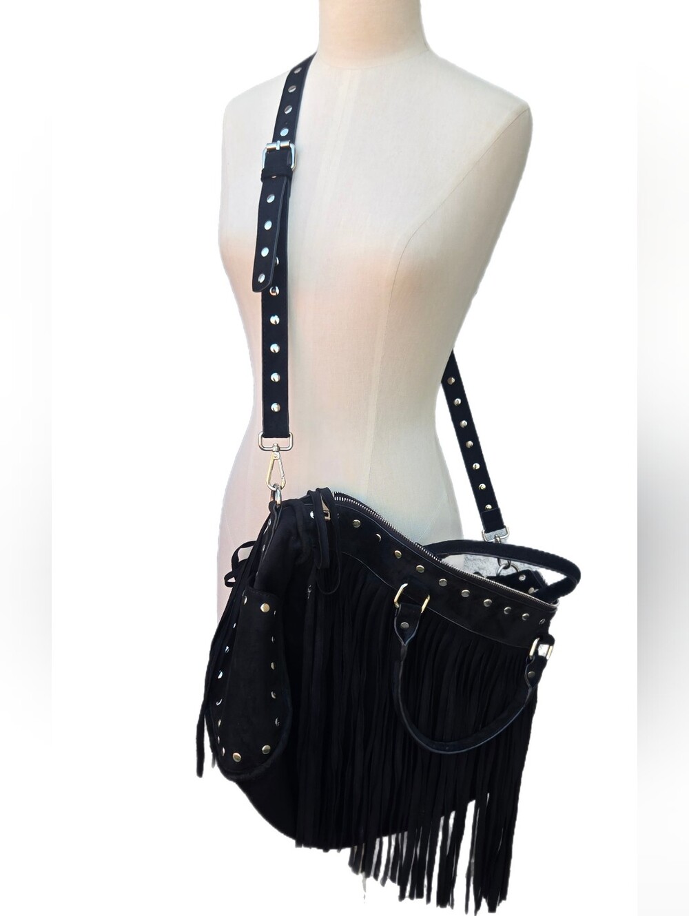Dolls Kill Club Exx Fringe Weekender Shoulder bag